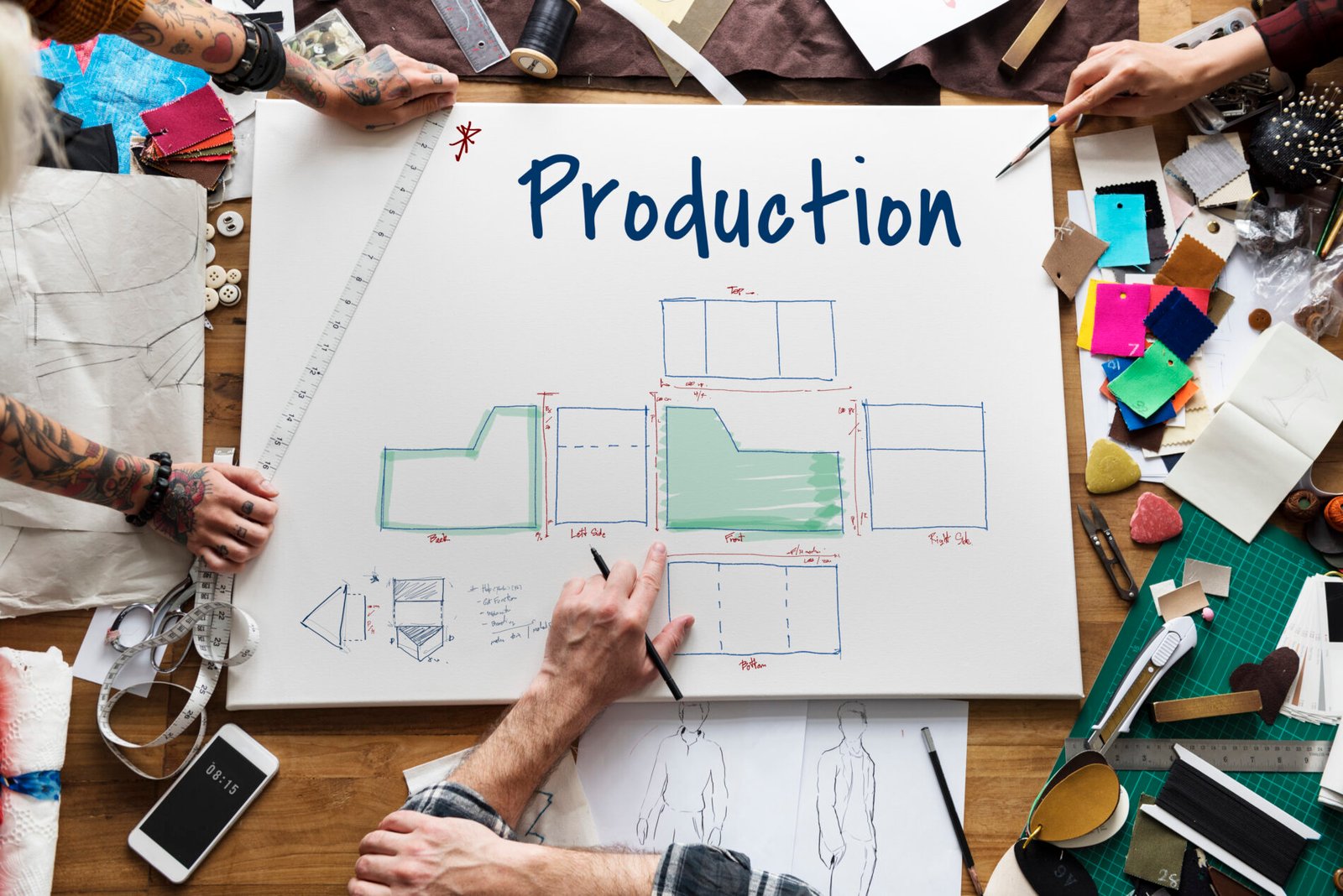 production en temps réel